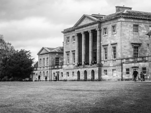 Basildon Park, Reading, Anglia, 2020. január 2. Az épület előtt Jogdíjmentes Stock Képek