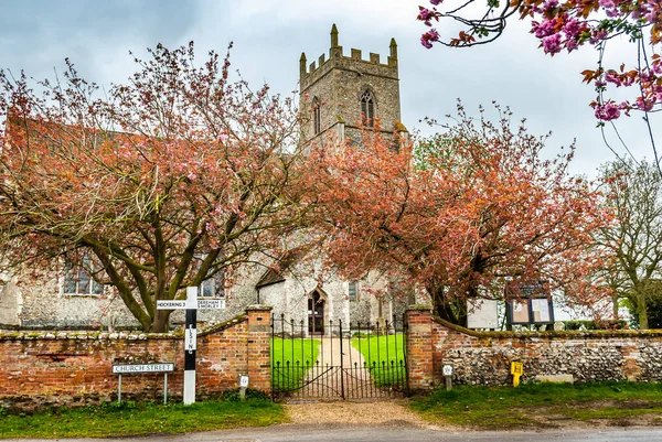 Chiesa parrocchiale di Santa Maria Anglicana a Elsing, Norfolk — Foto Stock