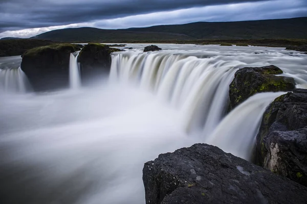 Godafoss アイスランドにおける最も壮観な滝 — ストック写真