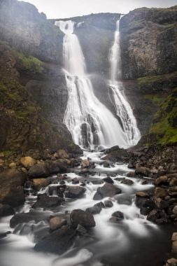 İzlanda şelale uzun pozlama