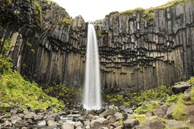 Skaftafell şelale uzun pozlama