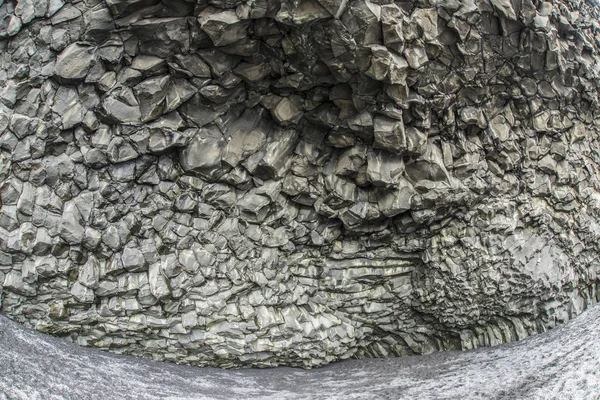 Textura de colunas de basalto — Fotografia de Stock