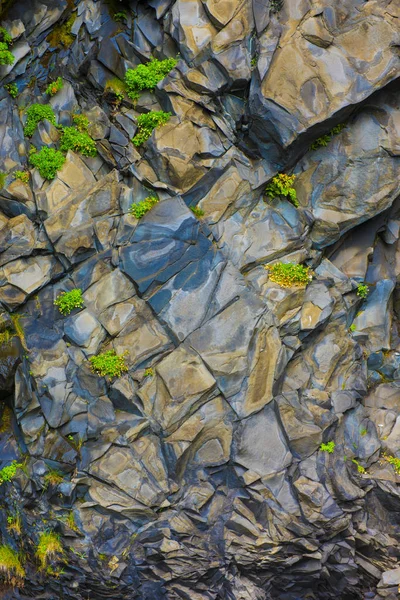 Basalt columns texture — Stock Photo, Image