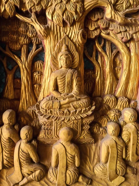 Buddha bilder ristade — Stockfoto