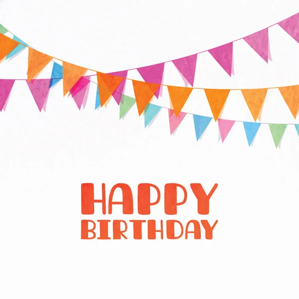 Happy birthday background — Stock Vector