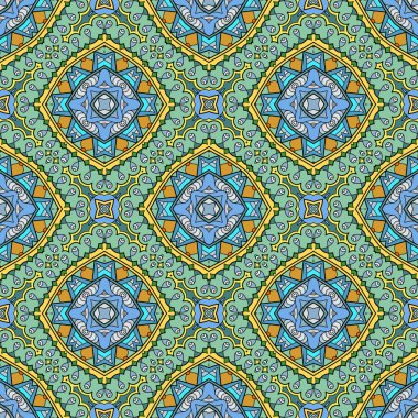 Dikişsiz soyut çizilmiş desen