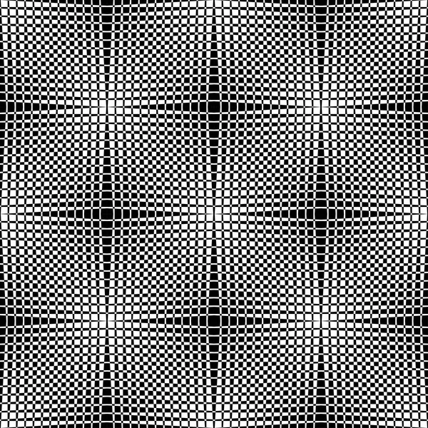 Un elegante patrón de vectores en blanco y negro, baldosas cuadradas geométricas — Vector de stock