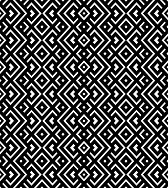 geometrik desen siyah-beyaz renk