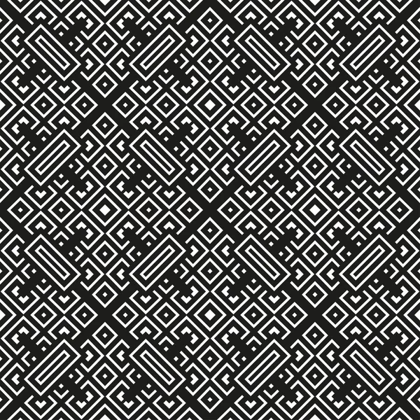 Геометрический бесшовный узор черного и белого цвета — стоковый вектор
