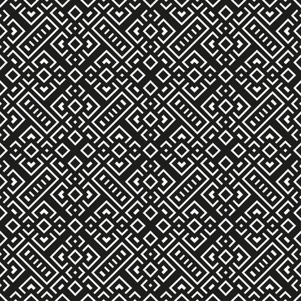 Geometrische zwart-witte patroonkleur — Stockvector
