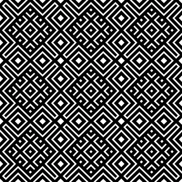 Patrón geométrico color blanco y negro — Archivo Imágenes Vectoriales