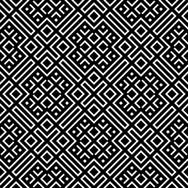 Геометрический узор черный и белый цвет — стоковый вектор