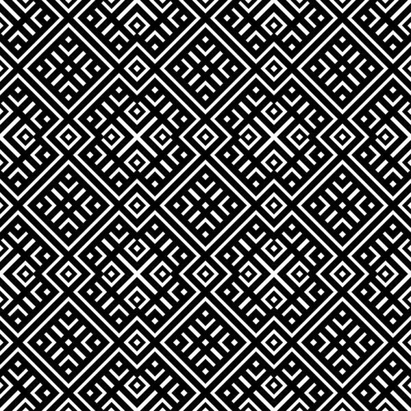 Modello geometrico senza cuciture colore bianco e nero — Vettoriale Stock