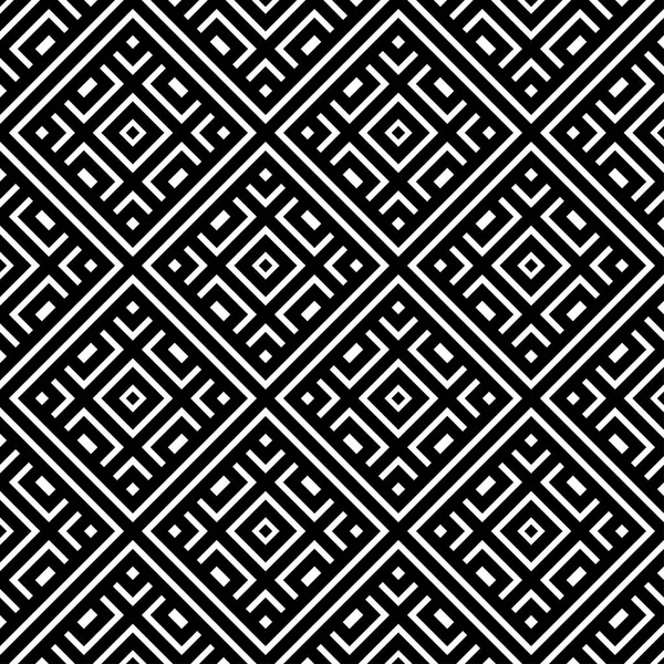 Geometrinen kuvio musta ja valkoinen väri — vektorikuva