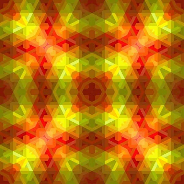 Seamless pattern of geometric shapes. Colorful mosaic backdrop. — Stock vektor
