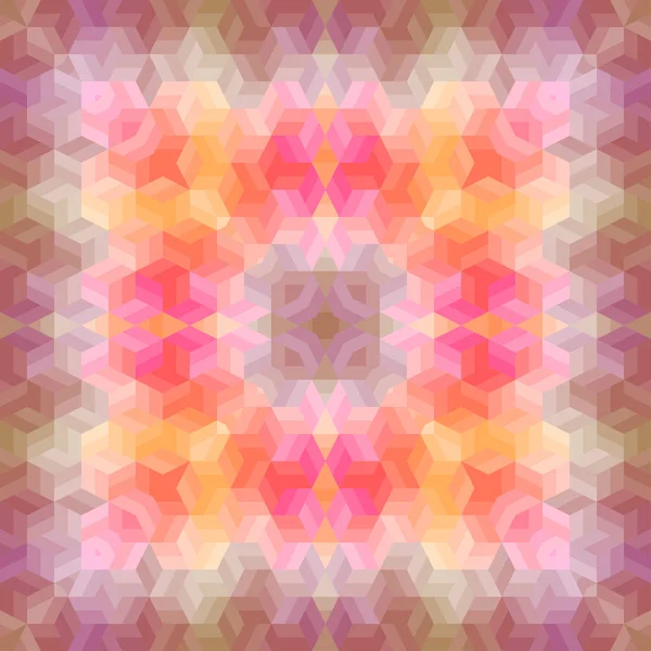 Dikişsiz desen geometrik şekiller. renkli mozaik zemin. — Stok Vektör