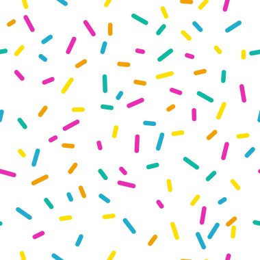 Beyaz bir arka plan üzerinde çörek sır ile Seamless Modeli