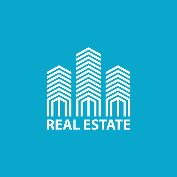 Real estate logo design vector template. — Stock Vector