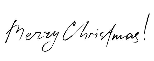 Vector dibujado a mano letras. Feliz Navidad - quot motivacional — Archivo Imágenes Vectoriales