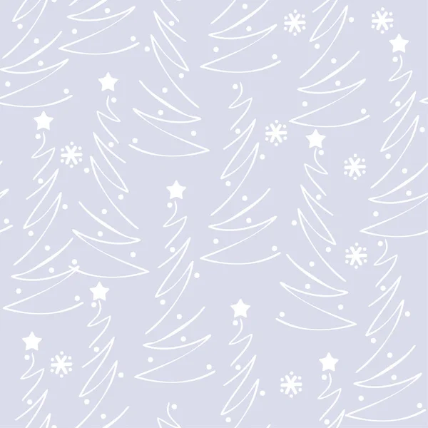 Vector abstract seamless winter pattern — Stock Vector