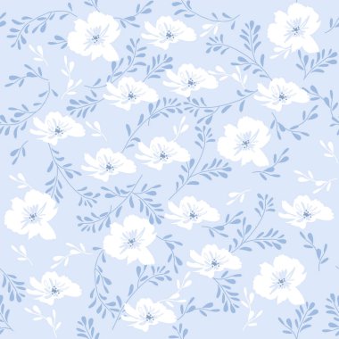 vektör sorunsuz çiçek desenli Evren çiçekli 