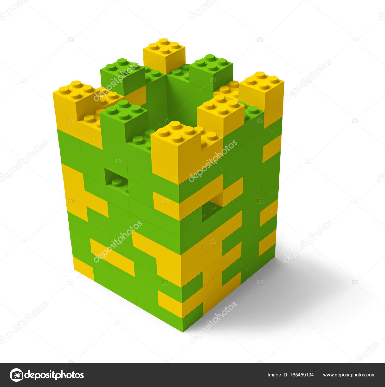 building block castle