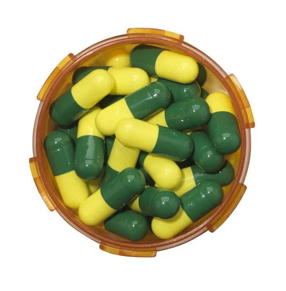 Capsules vert et jaune — Photo