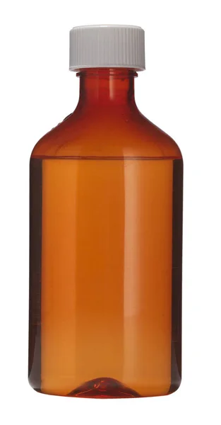 Бутылка коричневого барабана — стоковое фото