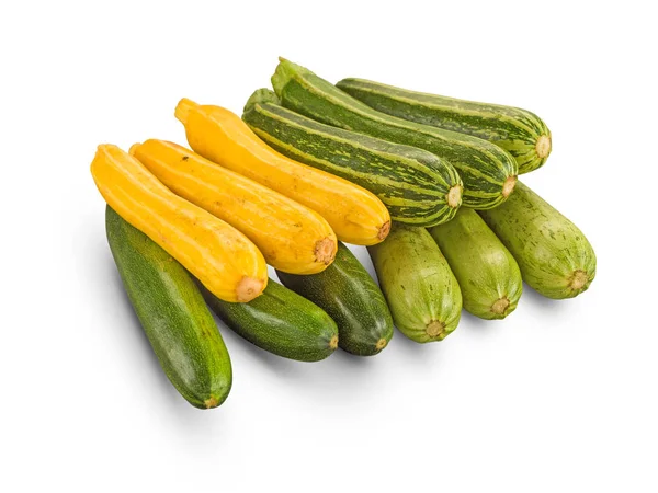 Courgettes biologiques isolées — Photo