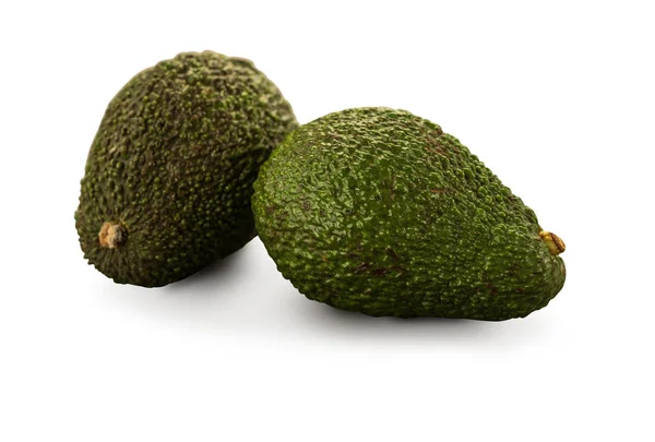 Biologische avocado's geïsoleerd — Stockfoto