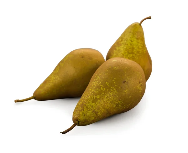 Organic Conference Pears diisolasi dengan warna putih — Stok Foto