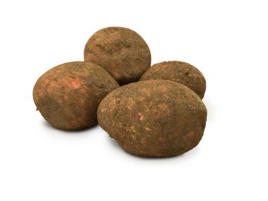 Organik patates kirli kırmızı Cara