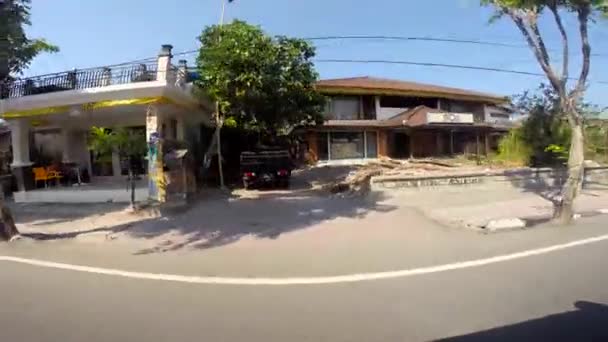 Reizen Met Auto Door Het Indonesische Dorp Gopro Reizen Blog — Stockvideo