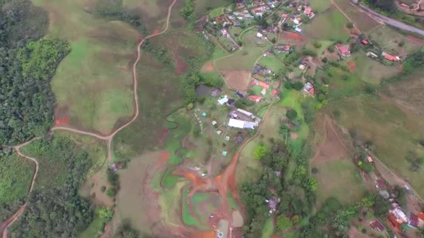 瓦努阿图热带岛屿的空中景观 南美洲科罗米亚 哥伦比亚野生自然和景观 — 图库视频影像