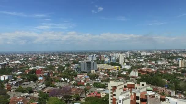 Kolumbia Valle Cauca Légi Panoráma Városra Nyáron Utazás Kolumbiában — Stock videók