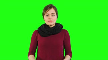 Şok ve üzgün bir genç bayan