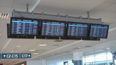 Uçuş bilgi yönetim kurulu bir Havaalanı terminali