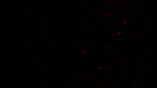 溅的血元素 — 图库视频影像