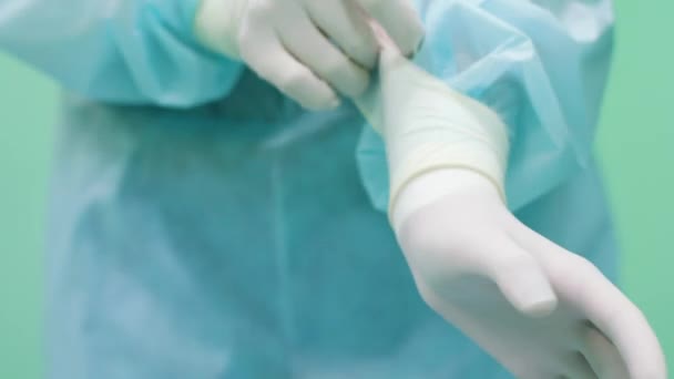 Oftalmologi kirurger inom ingripande — Stockvideo