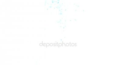 Turkuaz ve mavi mürekkep su