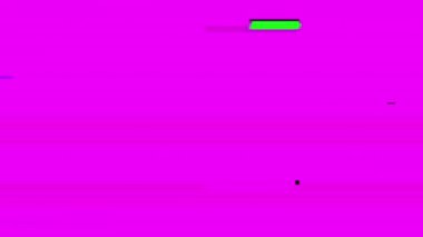 Arıza Tv ekranı. Mor arka plan