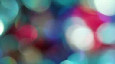 Daireler Bokeh rotasyon bir saat yönünde