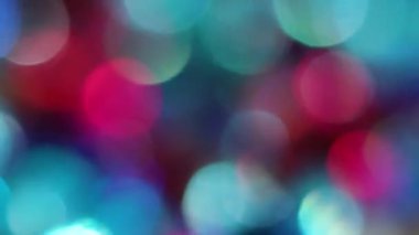 Daireler Bokeh rotasyon bir saat yönünde