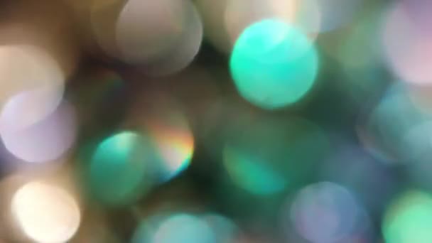 Cercles Bokeh Rotation dans le sens des aiguilles d'une montre 