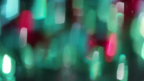 Círculos Bokeh Rotação no sentido horário — Vídeo de Stock