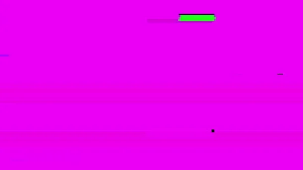 Glitch TV Screen. Fundo roxo — Fotografia de Stock