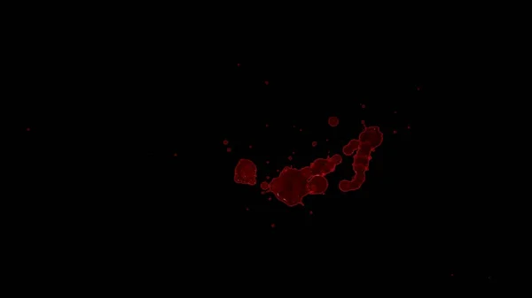 Elemento di sangue spruzzato — Foto Stock