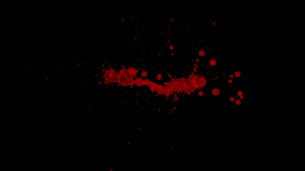 Spetterde bloed Element — Stockfoto