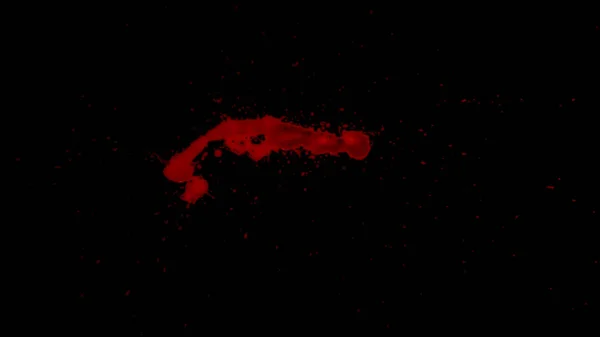 Splattered Blood Element — Stock Photo, Image
