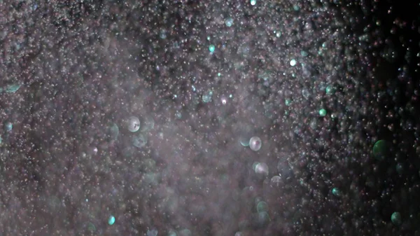 Ρεαλιστική Glitter έκρηξη σε μαύρο φόντο. — Φωτογραφία Αρχείου